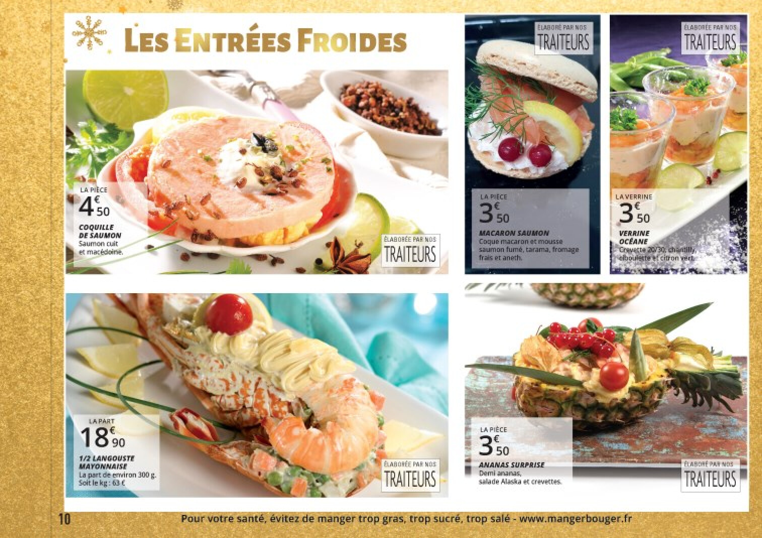 E. LECLERC - Menus de fetes