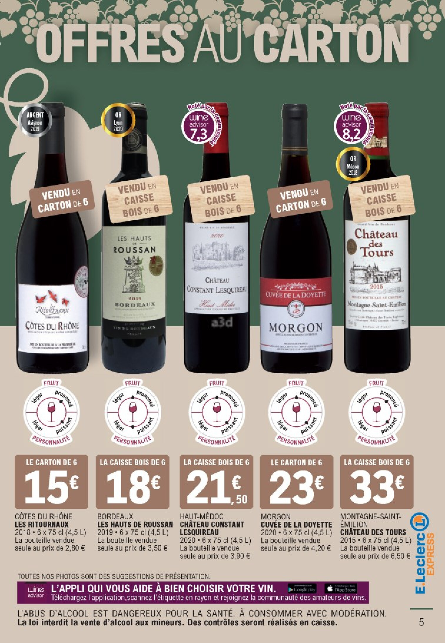 E. LECLERC EXPRESS Foire aux vins