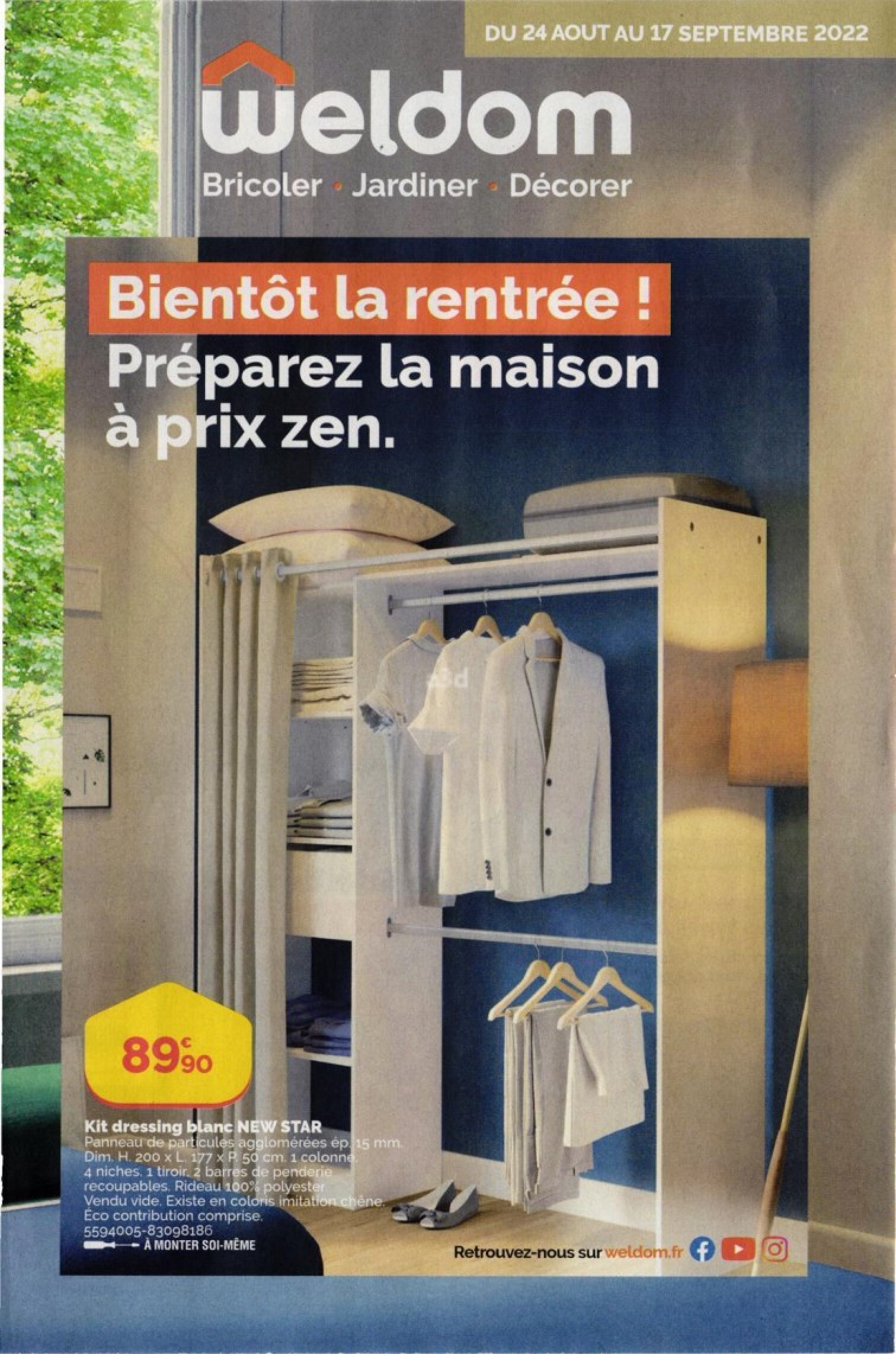 Weldom Bientot La Rentree Preparez La Maison A Prix Zen