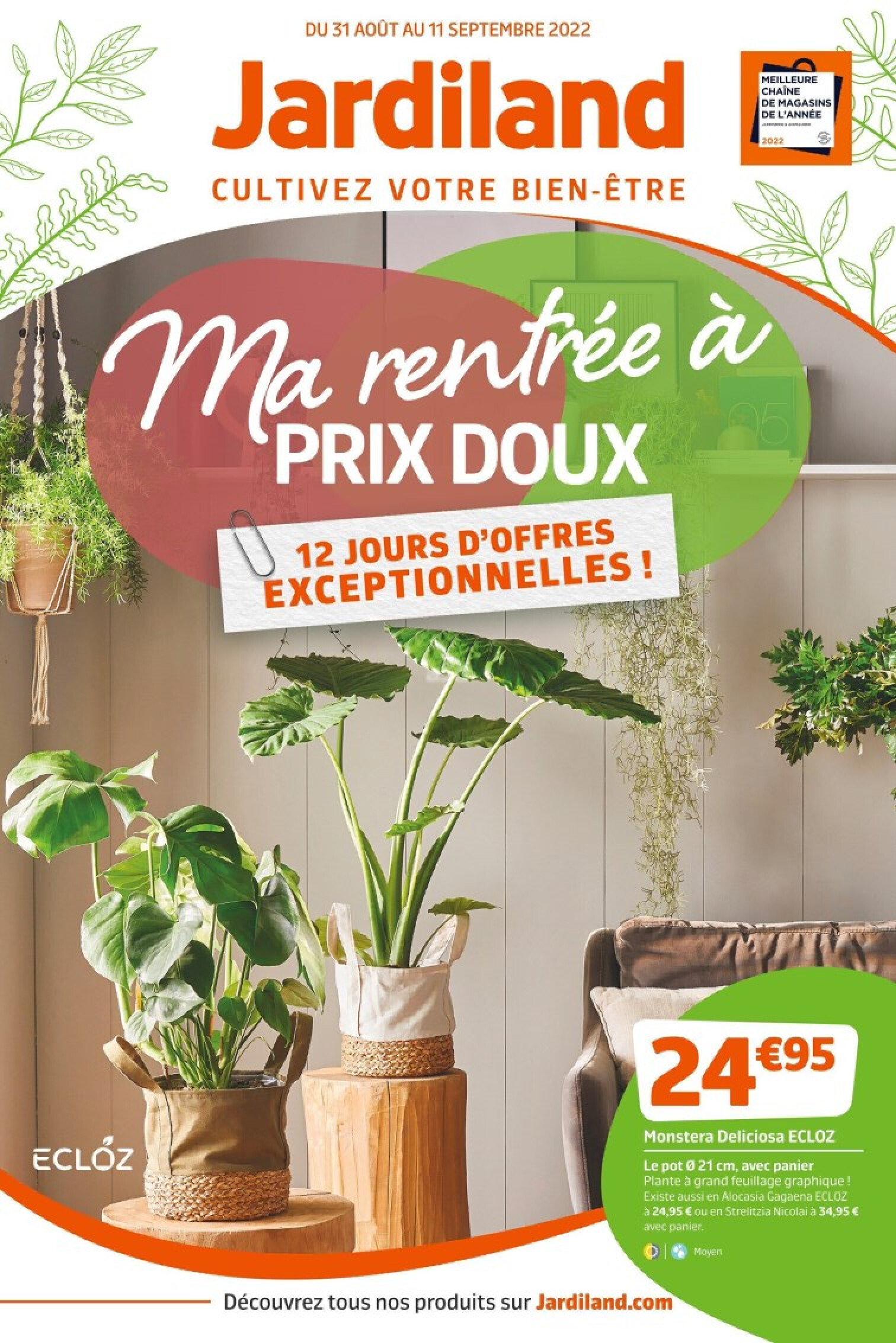 JARDILAND Ma rentree a prix doux