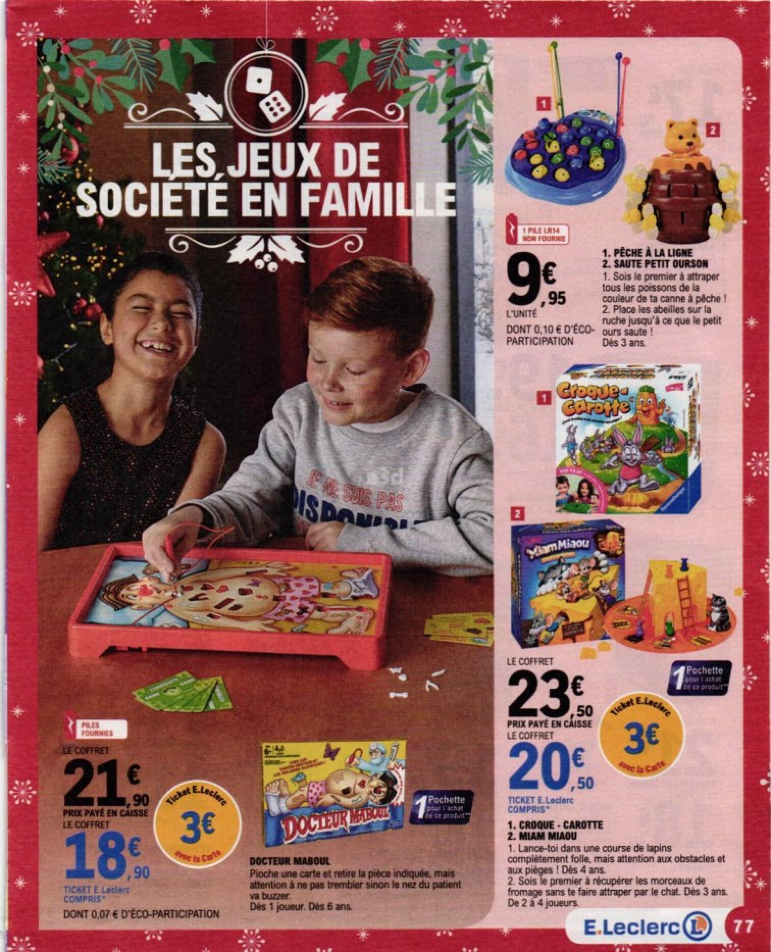 E. LECLERC - Jouets - toute la magie de noel a prix e. leclerc