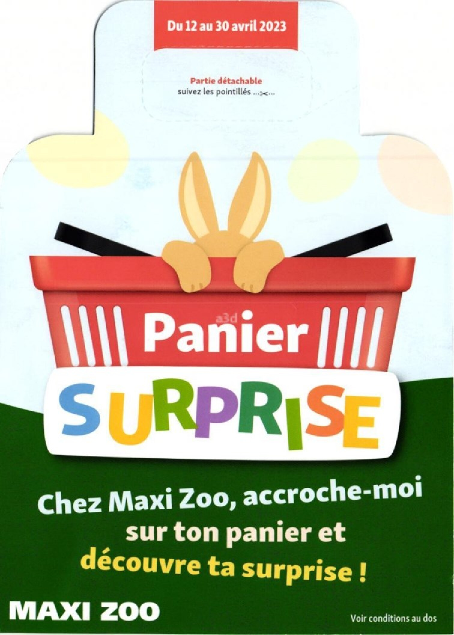 maxi zoo panier.chien plastique