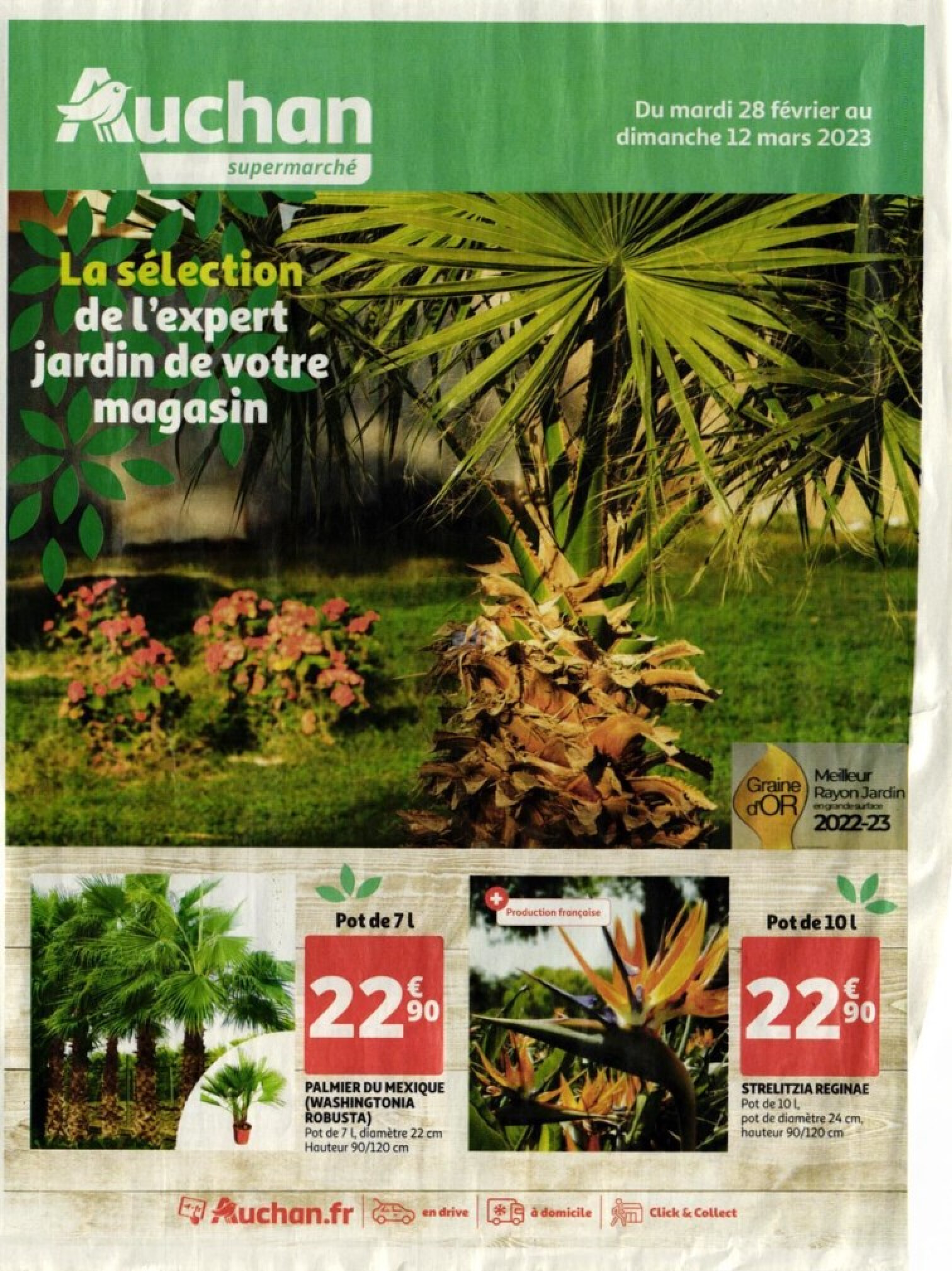 AUCHAN SUPERMARCHE - La Selection De L'expert Jardin De Votre Magasin