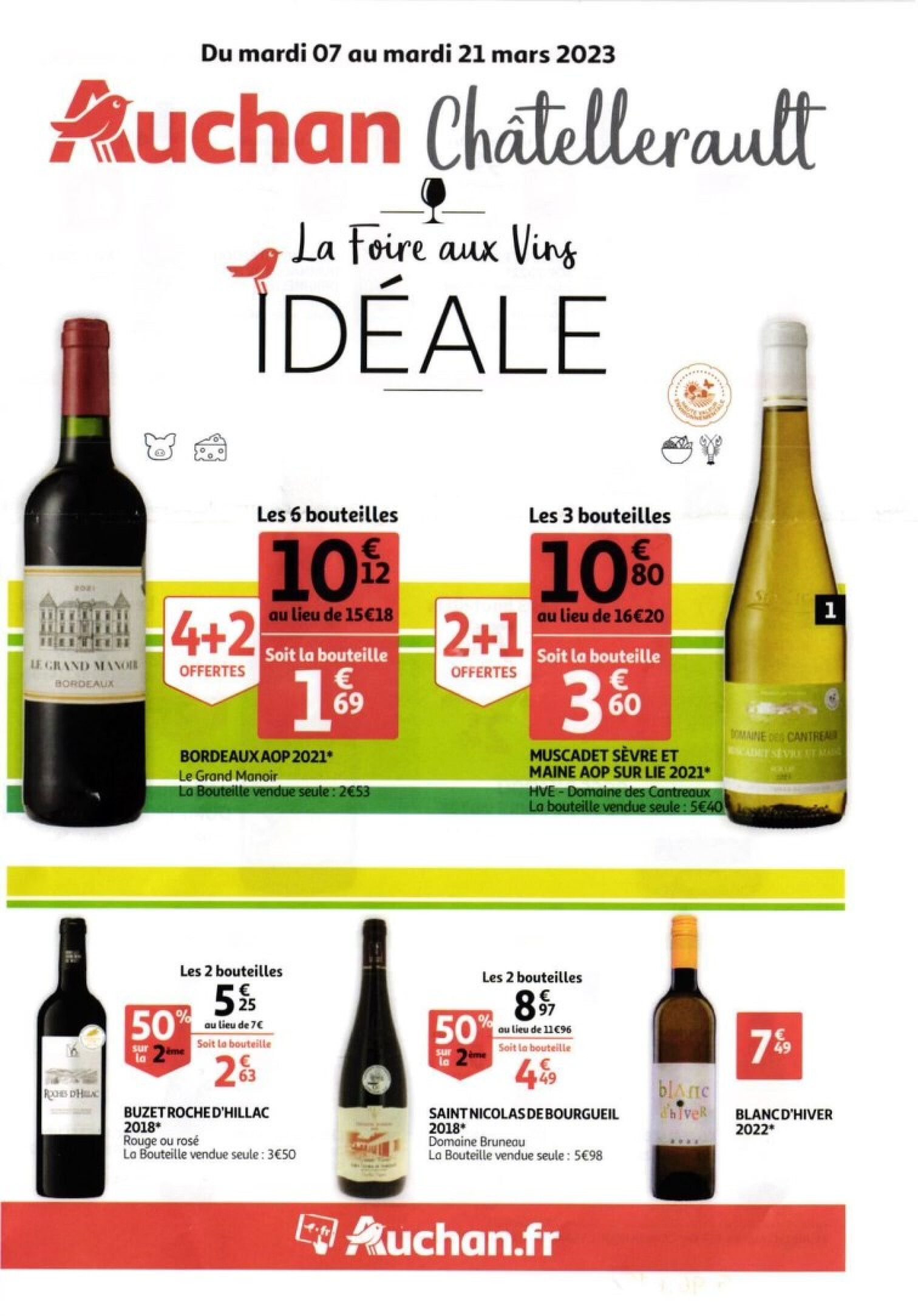 AUCHAN La foire aux vins ideale