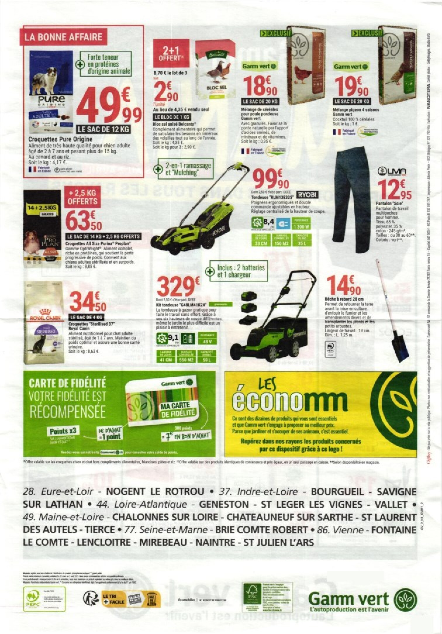 Gamm Vert Mania Des Promotions Dans Tous Les Rayons